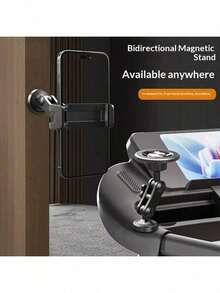 1pc 360 Degree Adjustable Magnetic Phone Holder, Fitness Equipment Home Gym Accessory - A - View 7