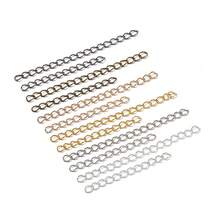 100条50毫米/70毫米金属延长链，无扣，可调节项链/手链链，适用于DIY珠宝制作 - 100pcs - 查看 10