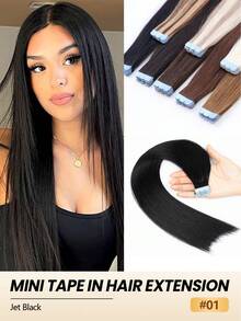 Extensiones de cabello humano - Multicolor - Ver 26