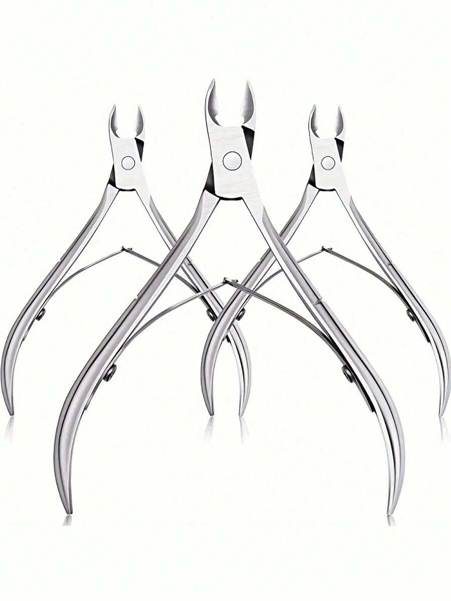 1pc Stainless Steel Professional Nail Clipper, Cuticle Nipper Nail Care Tool