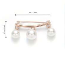 1pc & 4pcs/Set Faux Pearl Buckle Belt, Adjustable Without Sewing, Suitable For Jeans, Collars And Scarves - A-Colorful - View 7