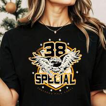 38 SPECIAL BAND TOUR 2015 T-shirt Cotton Unisex Tee All Size S-4Xl US095 - Negro - Ver 8
