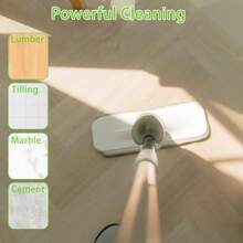 3 Pack Flat Mop  Pad 13" X 4.7" Microfiber Reusable Mop Pads Washable Mop Pads Cleaning Mops Heads Cloth  For Hardwood Floor Cleaning Wet Dry Use E Grey - 如圖所示 - 查看 7