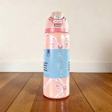 Owal'aWater Bottle 32oz,Multiple Colors Are Available,With Straw,Heat Preservation Time More Than 24 Hours, Cold And Hot Water Can Be Insulated, Can Make Coffee, Frozen Drinks, Beautiful Appearance, Exquisite Workmanship, Suitable For Camping, Work, Indoor Use. - Sugar Plum Fairy - 32oz - View 5