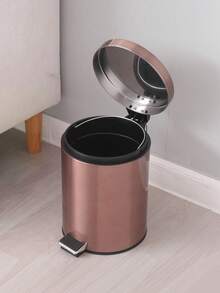 3L/5L Papelera de baño, cierre silencioso, papelera de reciclaje accionada por pedal con cubo interior extraíble, adecuada para cocina, sala de estar, oficina - A - Ver 5