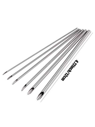 6/12pcs Stainless Steel Punching Tools, Carving And Shaping Pottery Cutting Tools, Stainless Steel Pottery And Polymer Clay Carving Tool Set - Precision Carving, Punching And Shaping Tools For Ceramics And Crafts