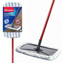 O-Cedar Hardwood Floor 'N More Microfiber Mop: Non-Abrasive, Portable, Steel, Multi-Surface Cleaning Tool - 1 - 查看 8