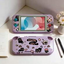 Cute Black Cat Transparent Protective Soft Case Suitable For Nintendo Switch Game Console - View 5