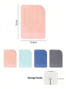 Thảm silicon chịu nhiệt treo, túi đựng máy duỗi tóc, túi đựng mỹ phẩm, túi mini đựng máy duỗi tóc, máy uốn tóc, dụng cụ làm tóc, hộp đựng cọ trang điểm du lịch, hộp đựng mỹ phẩm, đồ dùng cần thiết khi đi du lịch. - Nhiều màu - Xem 8