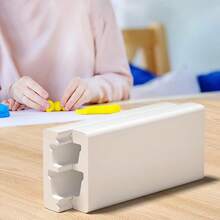 1个聚合物粘土珠子滚轮，手动滚轮，粘土纹理工具，用于聚合物粘土首饰制作、耳环等。 - 白色 - 查看 7