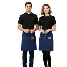 1 chiếc tạp dề đeo eo, tạp dề nửa thân dành cho nhân viên nhà hàng/dịch vụ ăn uống, thích hợp cho quán bar, quán cà phê. - Nhiều màu - Xem 4