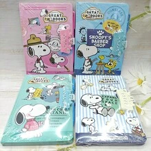 SNOOPY 1 cuốn sổ/lịch có mật khẩu, kiểu dáng ngẫu nhiên, thích hợp làm quà tặng năm mới, ngày Valentine, lễ Phục sinh. - Nhiều màu - Xem 7