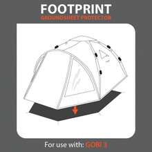 PROTECTOR GROUNDSHEET FOOTPRINT 3 TENT For SLUMIT® GOBI NEW - Multicolor - View 2
