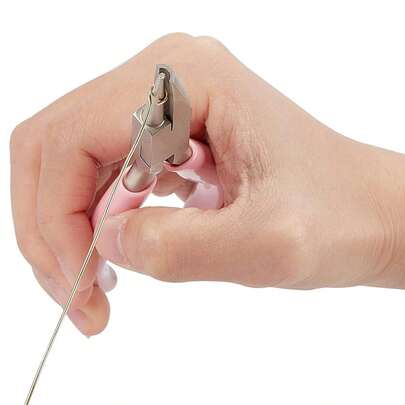 4.5 Inch (Approx. 11.4 Cm) Pink Semi-Circular Concave Pliers, Mini Precision Pliers For Bending And Winding, Suitable For DIY Jewelry Making Hobbies