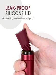 2个装葡萄酒瓶塞，柔软硅胶材质，带防滑盖，用于保持葡萄酒和香槟的新鲜度 - 彩色 - 查看 2