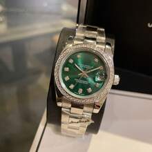 Cross-Border Foreign Trade Laojia Women's Datejust 31 Classic Wristwatch, Stainless Steel Material, Fully Automatic Mechanical Watch Manufacturer - Kiểu 4 - Xem 7