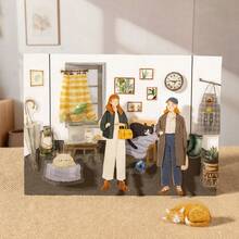 Bộ 100 miếng dán chủ đề Cuộc sống thường nhật, nhãn dán trang trí sáng tạo, đồ dùng thủ công trang trí DIY, quà tặng ngày lễ, đồ dùng văn phòng phẩm trường học, nhãn dán vui nhộn cho Kindle - Kiểu 1 - Xem 5