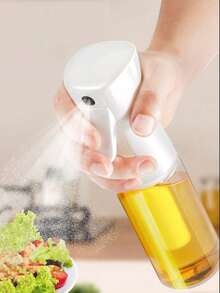[Uniform Atomization, Scientific Oil Control] PP Kitchen Household Air Fryer Oil Sprayer Bottle, Cooking Oil Spray Bottle, Atomized Mist Oil Can, Pressing Oil Bottle, Kitchen BBQ Oil Sprayer Bottle, Soy Sauce Atomized Oil Bottle, Convenient And Quick - Clear - View 8