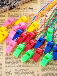 1/12/24pcs Random Color Sports Whistle, Suitable For Football, Basketball Games, Birthday, Wedding Celebration, Christmas Cheering, Referee Whistle - A - View 6