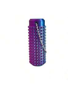 1pc 3D Printed Gradient Massage Roller, Sensory Tool With Textured Spikes And Ventilation Holes, Modular Design For Muscle Relaxation And Stress Relief, Perfect Gift For Friends As A Unique Present For Stress Alleviation And Sensory Relaxation - متعدد الألوان عشوائي - مشاهدة 8