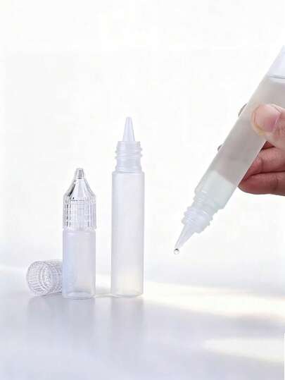 Multi-Size Essential Oil Dropper Bottles, Reusable Plastic Liquid Dispensing Vials For Cosmetics/Oils, Ideal For Storing Essential Oils, Perfumes, Serums, DIY Crafters, Travelers, Beauty Lovers, Perfect For Travel Kits, Home Aromatherapy, Lab Supplies, Daily Skincare, Versatile As Oil Bottles, Liquid Containers & Travel Vials For Convenient Storage Of Small Fluids