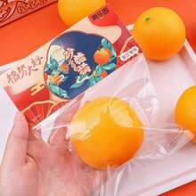 1个仿真橘子，TPR材质慢回弹可捏捏乐玩具，减压玩具，生日/节日礼物 - 彩色 - 查看 2