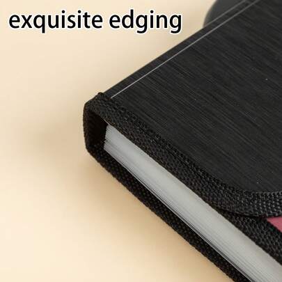 1pc Multi-Color 13-Slot Accordion File Folder, Large Capacity A4 Document Organizer, Multi-Layer Classified File Folder, Student Stationery Office Supplies Organizer Bag, Portable For School, Office, Home, Meetings