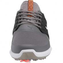 Puma Ignite Pwradapt Caged Men's Golf Shoes Spiked Cleats - 靜謐之蔭/銀色 - 查看 4