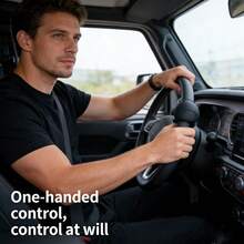 Car Steering Wheel Power Ball Creative Bearing Type Small Car Truck One Handed Turning Assistance Labor-Saving Steering Power Ball - Multicolor - View 2