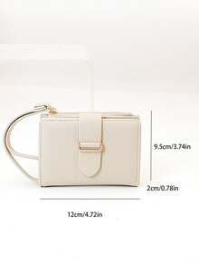 Multi-Function Wallet, New Fashion Student Short Wallet, Christmas & New Year Gift - Apricot - View 7