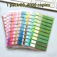 200 Pieces, 1 Style, 20 Styles, 1 Pack, Totaling 4000 Index Stickers, Notepads, Paper Sheets, Household Labels, Message Stickers, Office Supplies, Annotation Labels, Student Textbooks, Important Reminder Stickers - Multicolor - View 13