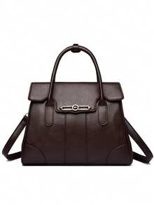 Luxury Handbags Woman Bags Designer Shoulder Bag For Women's 2026 Large Capacity Ladies Leather Hand Casual Tote Sac - Coffee - View 4