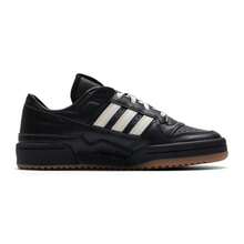 Adidas Women's Sneakers FORUM LOW CL W Lightweight Casual Outdoor Sneakers JP9021 - Black/Off-white/Gold - View 2