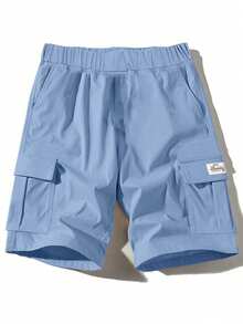 3pcs Boys & Teens Casual Sports Outdoor Cargo Shorts, Spring/Autumn - Multicolor - View 4