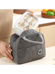 1 pieza Caja de almuerzo para microondas - a prueba de fugas con juego de utensilios - adecuada para la escuela, la oficina, los viajes, al aire libre - unisex, contenedor portátil, material, caja bento reutilizable - Multicolor - Ver 9