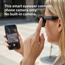 SENBONO AI Translation Smart Glasses, These Glasses Allow For High-Definition Audio, Music Playback Control, Hands-Free Call, Making It Easy To Listen To Music And Manage Calls With Built-In Microphone, Fashion Glasses Suitable For Office, Business, Travel, Wireless Glasses Earphones - View 6