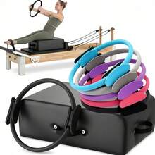1 chiếc vòng tập thể dục đơn sắc, vòng Pilates, vòng tập yoga, thích hợp cho yoga và Pilates, phụ kiện yoga, lý tưởng cho việc tập luyện tại nhà, có thể được sử dụng để kéo giãn cơ thể và nhanh chóng tăng cường sức mạnh. - Nhiều màu - Xem 2