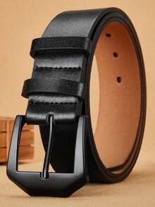 1/2条新款男士皮带，针扣皮带，休闲裤牛仔裤软皮皮带，耐磨耐用，商务风格 - 彩色 - 查看 11