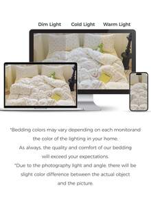 Bộ 3 món ga trải giường họa tiết hoa nhí màu vàng, siêu mềm mại và thoáng khí, được làm từ chất liệu microfiber cao cấp và vải chống nhăn, sử dụng được quanh năm. Có thể giặt máy, chống phai màu, chống xù lông, chống co rút và chống nhăn. Phong cách tối giản tươi mới tạo nên không gian phòng ngủ quyến rũ. Bộ ga trải giường dễ bảo quản, phù hợp với giường cỡ King/Queen/Full/Double. Thích hợp cho nhà ở, ký túc xá, căn hộ, phòng khách, nhà cho thuê nghỉ dưỡng và làm quà tặng. - Nhiều màu - Xem 9