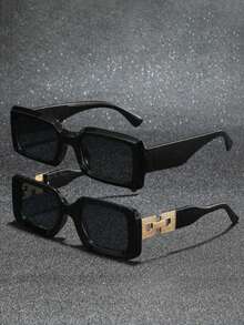 Versatile Black Glasses Set - Black - View 4