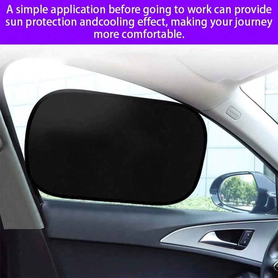 Car Windshield Sunshade, Anti-UV Heat Insulation Curtain, Universal Car Window Sunshade - A - View 1