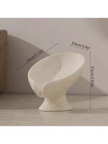 Resin Soap Dish Leaf Shaped Soap Dish - Self Draining Soap Holder For Bathroom Sink, Shower & Kitchen, Soap Saver Tray With Drain Holes, Keeps Soap Dry, Easy To Clean - 1pc - View 5