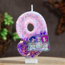1pc Creative Birthday Candle Cake Cartoon Number Candle - Multicolor - View 8
