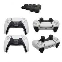 1 Set 4 Controller Silicone Case With Halloween Elements Laser Engraved Design, 10pcs Joystick Caps, 1pc Storage Bag, Anti-Slip, Anti-Sweat, Anti-Scratch, Enhancing Grip And Gaming Experience - View 8