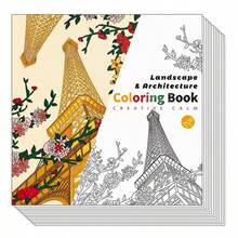 Landscape & Architecture Coloring Book For Women & Men, Famous Landmarks Around The World Coloring Book For Stress Relief, Relaxation, Mindfulness And Calming, Perfect Gift For Adults - Landscape Coloring Book - View 13