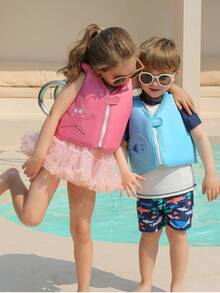 Children's Buoyancy Vest, Toddler Buoyancy Jacket, Suitable For Infants And Children, Swimming Vest, Swimming Pool And Beach Swimming Training Aids - Multicolor - View 2
