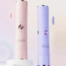 2合1女性電動刮鬍刀 雙頭比基尼修剪器，乾濕兩用，無線充電式除毛器，適用於比基尼區、眉毛、腋下與臉部，無痛、便攜易攜 - 升級款 - 查看 4