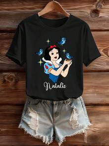 Disney Women T-Shirts - Black - View 1