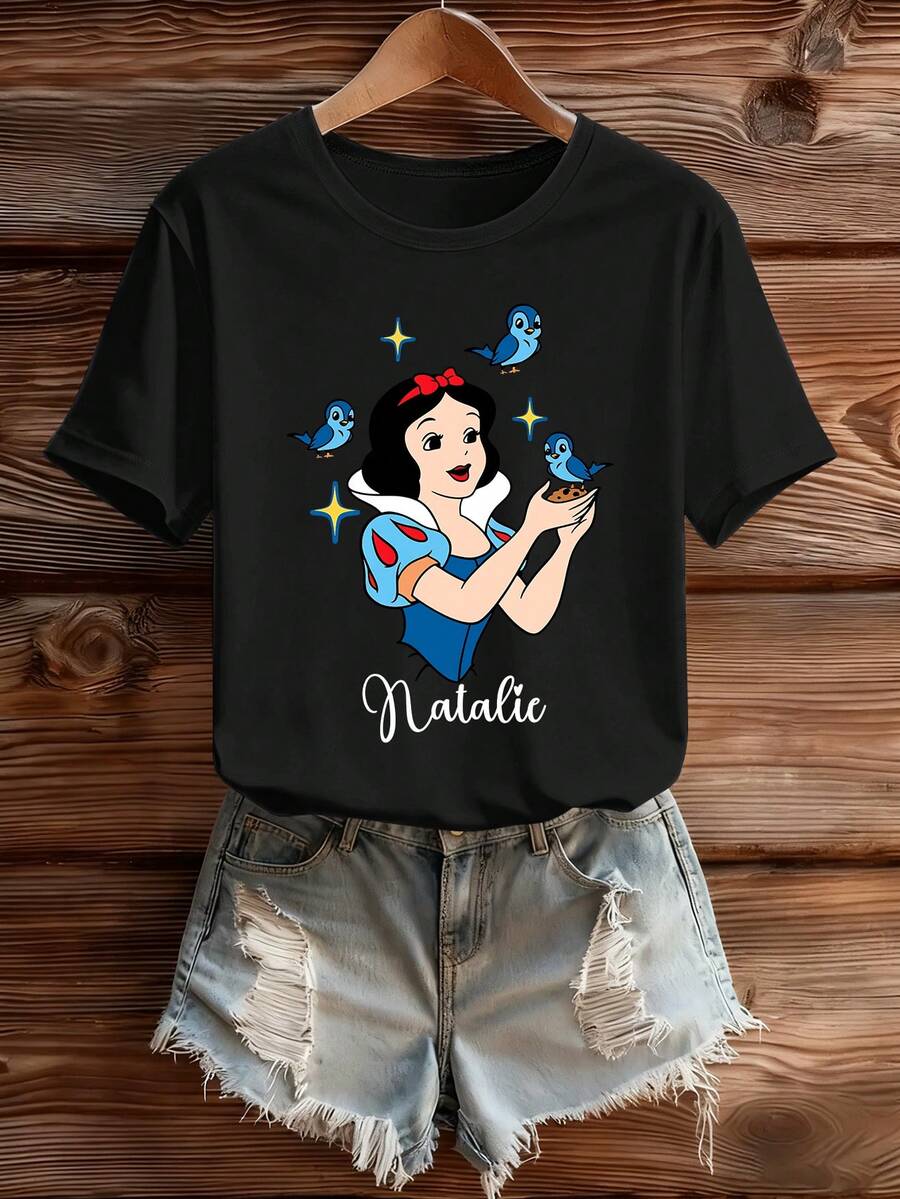 Disney Women T-Shirts - Black - View 1