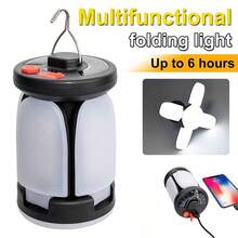 Solar Powered Outdoor Foldable Wall Light, USB Rechargeable Camping Lantern, Home Lighting, Emergency Lamp, Portable Bright Light - Hand Lantern - View 3